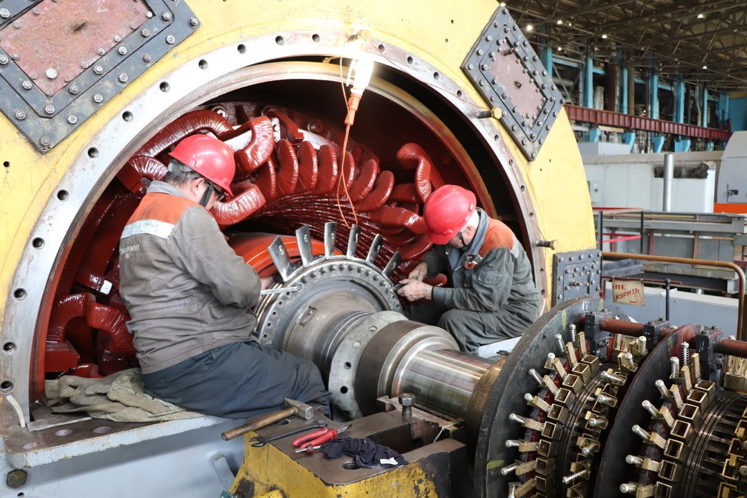 «Т Плюс» завершила капитальный ремонт турбогенератора на Кировской ТЭЦ-4
