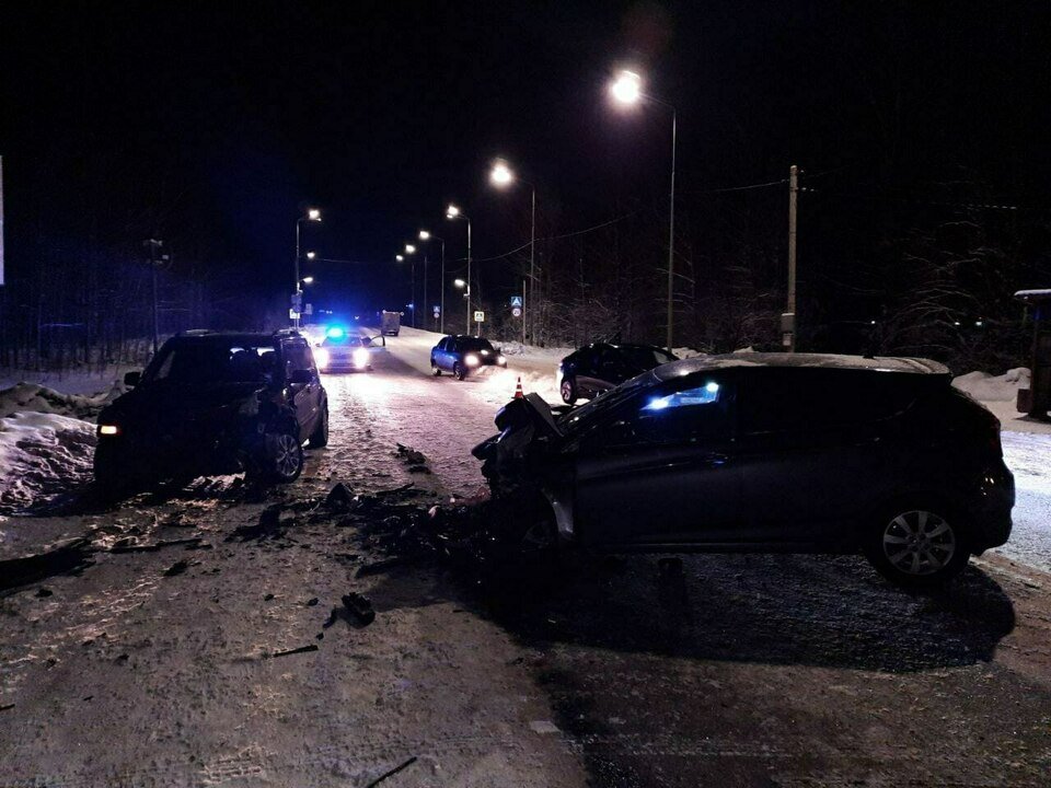 В Кирово-Чепецком район произошло ДТП с участием трёх автомобилей