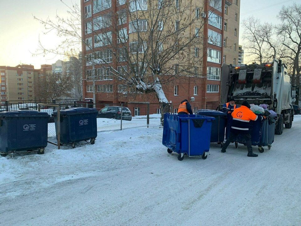 Региональный оператор справился с вывозом мусора в новогодние праздники