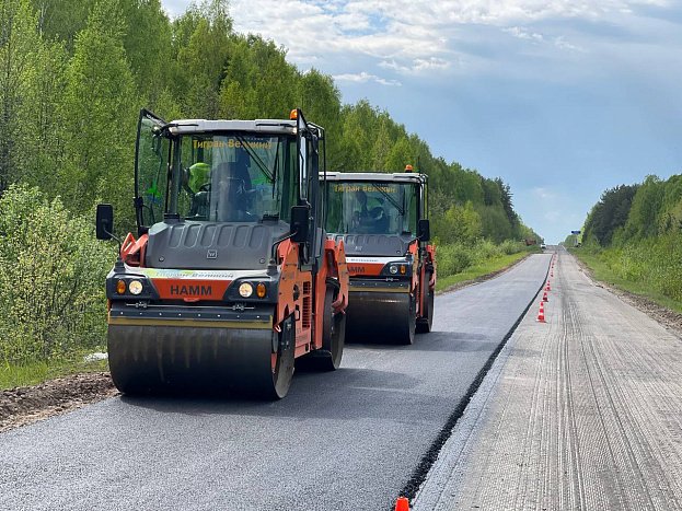 В этом году отремонтируют 18 километров дороги Киров – Малмыж – Вятские Поляны