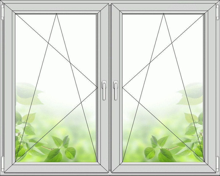 Двухстворчатые окна: гармония света и пространства в интерьере вашего дома