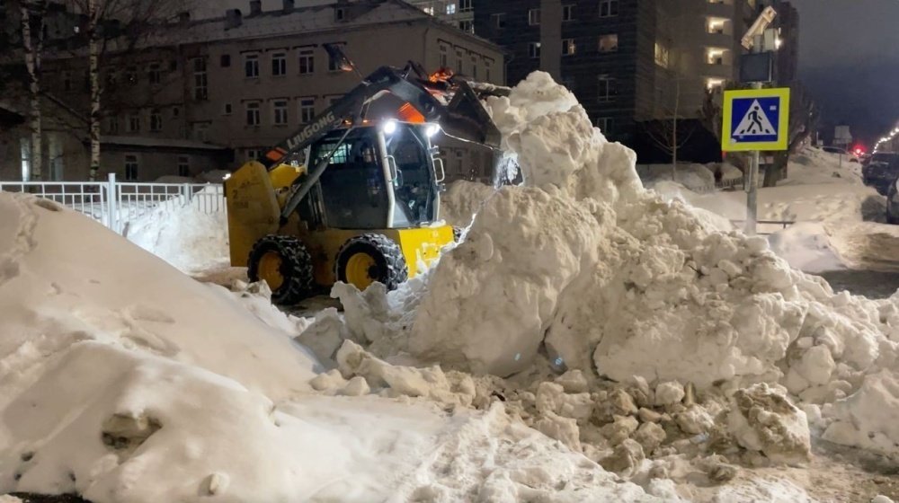 В Кирове с начала зимнего сезона вывезли более 1 млн кубометров снега
