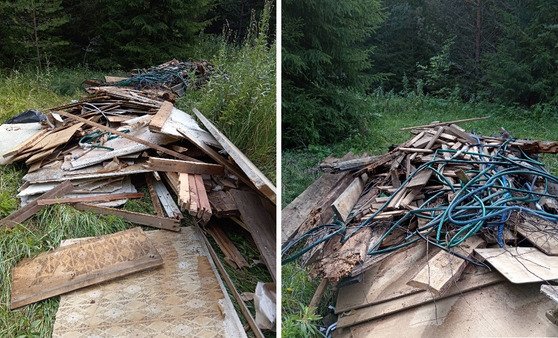 Сброс мусора в лесу стоил нарушителю 120 тыс рублей