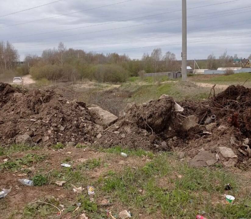Жители Кирово-Чепецкого района пытаются выяснить, кто организовал свалку около их домов