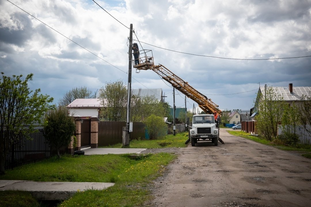 В одной из деревень Кирово-Чепецкого района восстановят уличное освещение