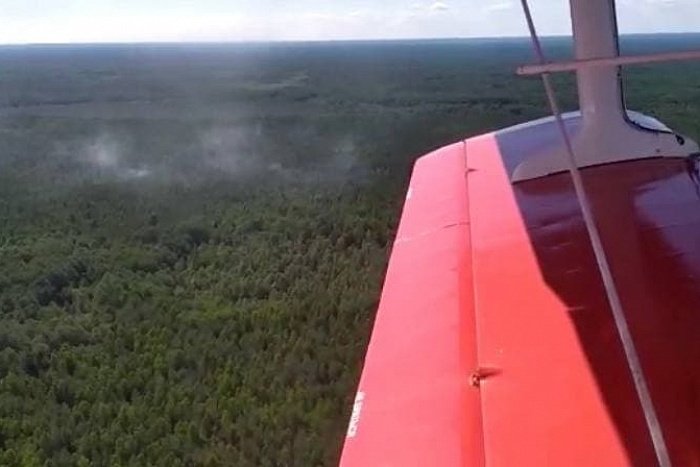 Лесной пожар в Оричевском районе ликвидировали силами парашютистов