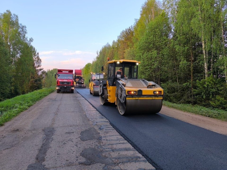 По «дорожному миллиарду» ремонтируют дорогу Просница – Каринка – Ардаши