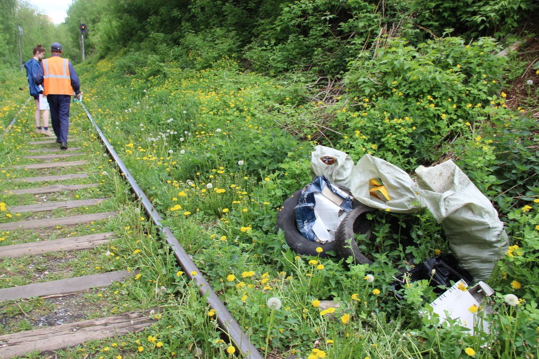 Железнодорожники Кирова провели экологический рейд