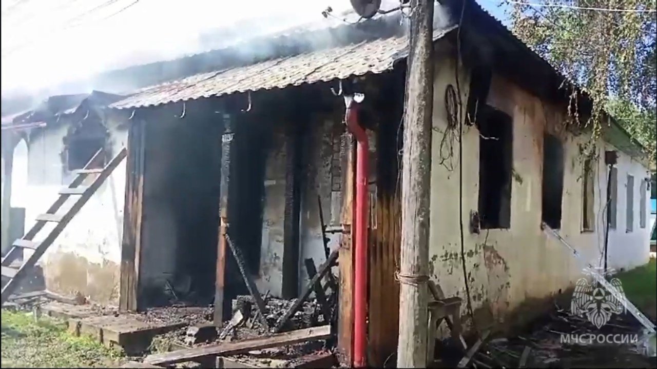 Во время пожара в сельхозкооперативе в Подосиновском районе погиб мужчина
