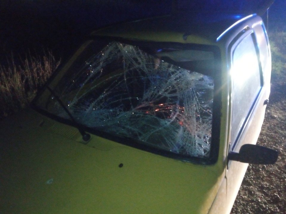 В Яранском районе 16-летний подросток на мопеде выбил лобовое стекло у «Оки»