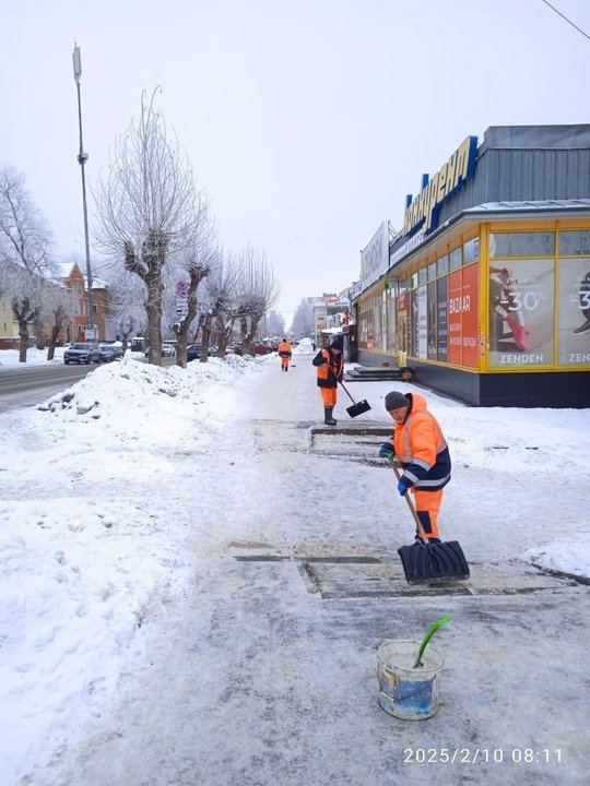 10 февраля с улиц Кирова вывезли около 4 тысяч кубометров снега