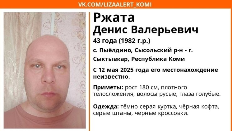 Фото ориентировки «Лиза Алерт Коми»