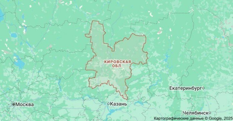 Изображение: Картографические данные Google 2025 (Гугл)