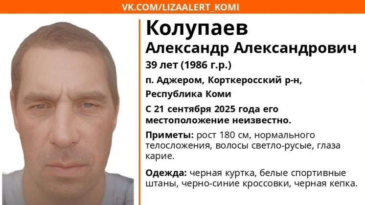 Фото ориентировки «Лиза Алерт Коми»